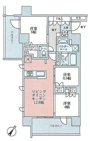 間取りを拡大表示