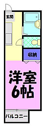 KAVOハウス 1Kの間取図画像