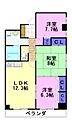 マンション桜3階7.2万円