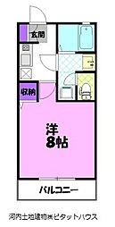 間取図画像 1K