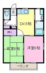 間取図画像 2DK