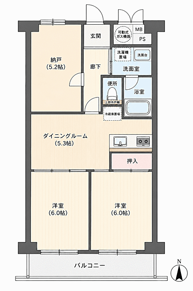 間取りを拡大表示