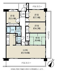 グリーンヒル明野北 4LDKの間取図画像