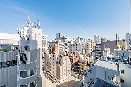 北西向きバルコニーからの眺望