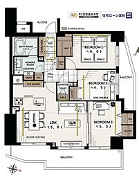 間取図画像 3LDK