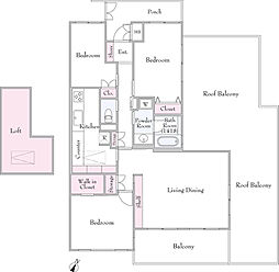 プロスペアー碑文谷 3LDKの間取図画像