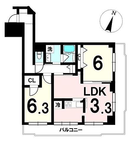 仙台中心部！開放的なL字バルコニーが特徴の南面角部屋住居♪配管まで一新したフルリノベーションで、安心のアフターサービス保証付き。