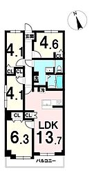 間取図画像 4LDK