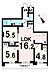 間取り：LDK16.2帖の横長リビングで家具配置がしやすい 3部屋すべてに収納付きで使い勝手◎水回りがすべて新規交換され、清潔感と安心感が高いお部屋です♪