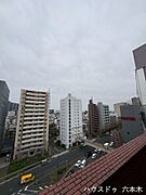 開放感のあるバルコニー都心らしい眺望