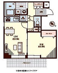 イトーピア渋谷桜ヶ丘 1LDKの間取図画像