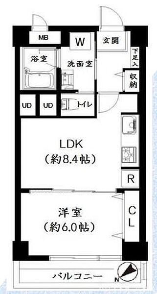 間取りを拡大表示