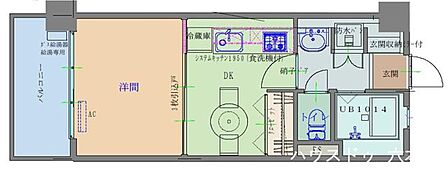 1DK 間取り