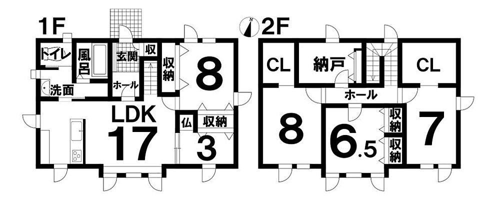 間取り 札内北栄町　中古物件