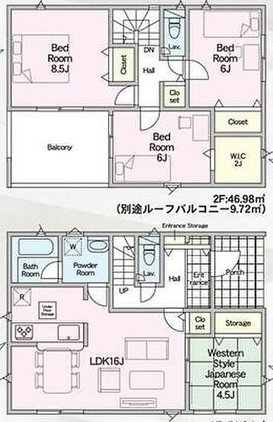 間取りを拡大表示