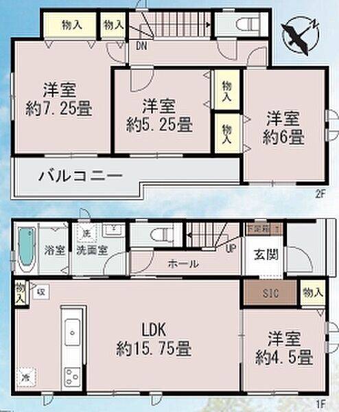 間取りを拡大表示