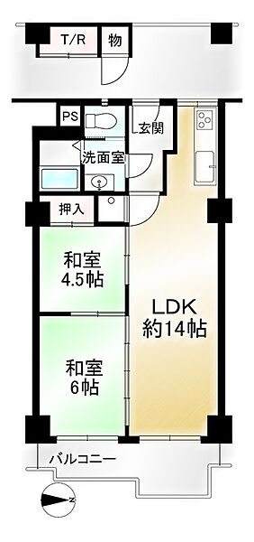 間取りを拡大表示