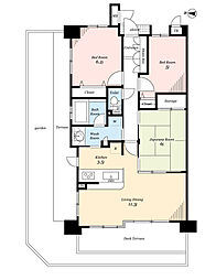 間取図画像 3LDK