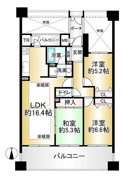 間取りを拡大表示