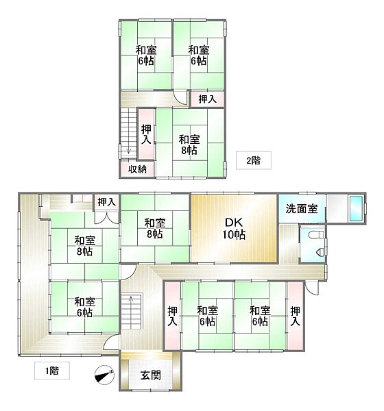 間取りを拡大表示