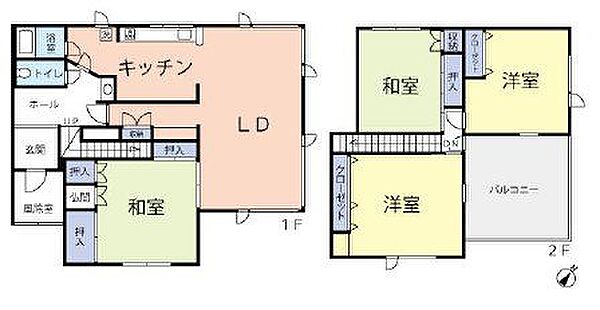 間取りを拡大表示