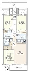 フェアロージュ代々木 3LDKの間取図画像