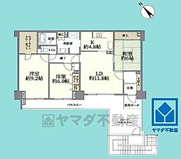 西宮マリナパークシティ海のまち1番館 3LDKの間取図画像
