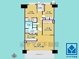 間取図画像 3LDK