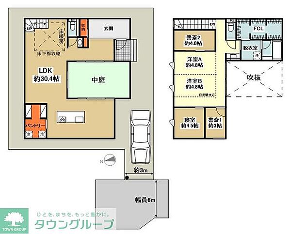 間取りを拡大表示