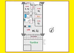 間取図画像 3LDK