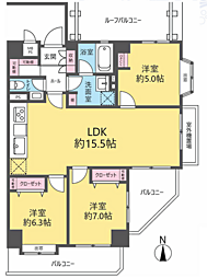 間取図画像 3LDK