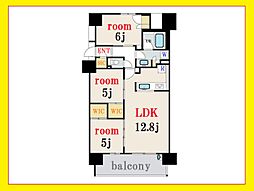間取図画像 3LDK