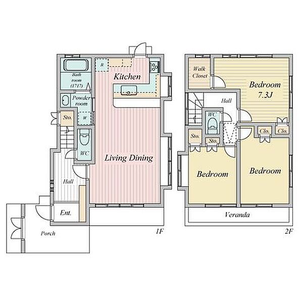 間取りを拡大表示