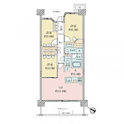 間取図画像 3LDK