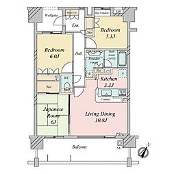 藤和シティホ−ムズ新八柱リフィ−ネ(604)