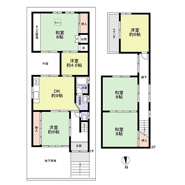 間取りを拡大表示