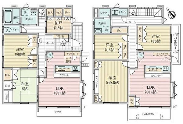 間取りを拡大表示