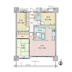 間取図画像 3LDK