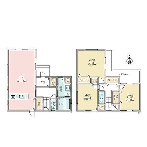 間取りを拡大表示