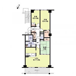 間取図画像 3LDK