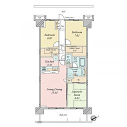 間取図画像 3LDK