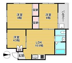 間取図画像 3LDK