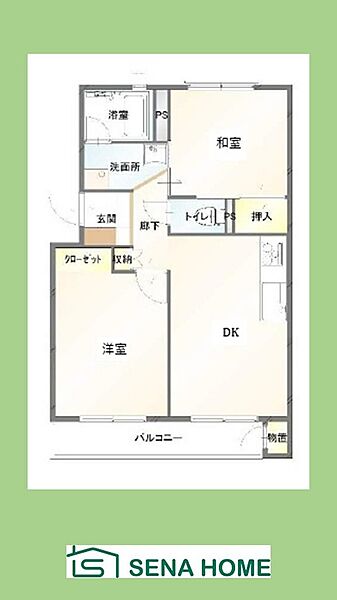 間取りを拡大表示
