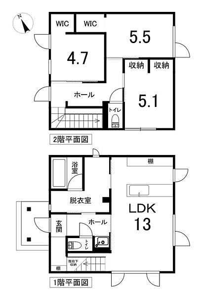 間取りを拡大表示
