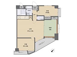 ディナスティ中百舌鳥 3LDKの間取図画像