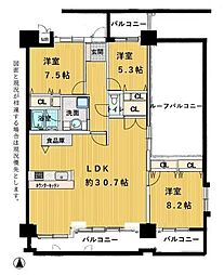 間取図画像 3LDK