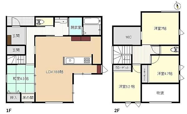 間取りを拡大表示