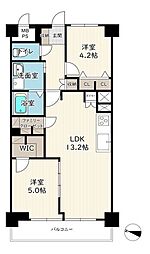 ハイネス上板橋 2LDKの間取図画像