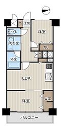 ハイネス上板橋 2LDKの間取図画像