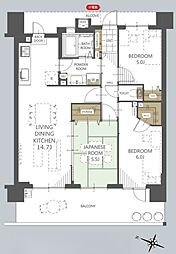 間取図画像 3LDK